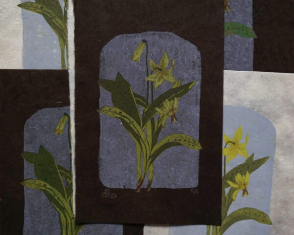 Botanical Blockprint Tout Lily