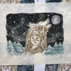 Hand-Printed Blockprint Wolfwoman