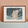 Howling Puzzle Print