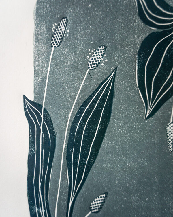 Relief Print - Plantago