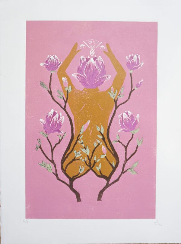 Relief Print - Magnolia