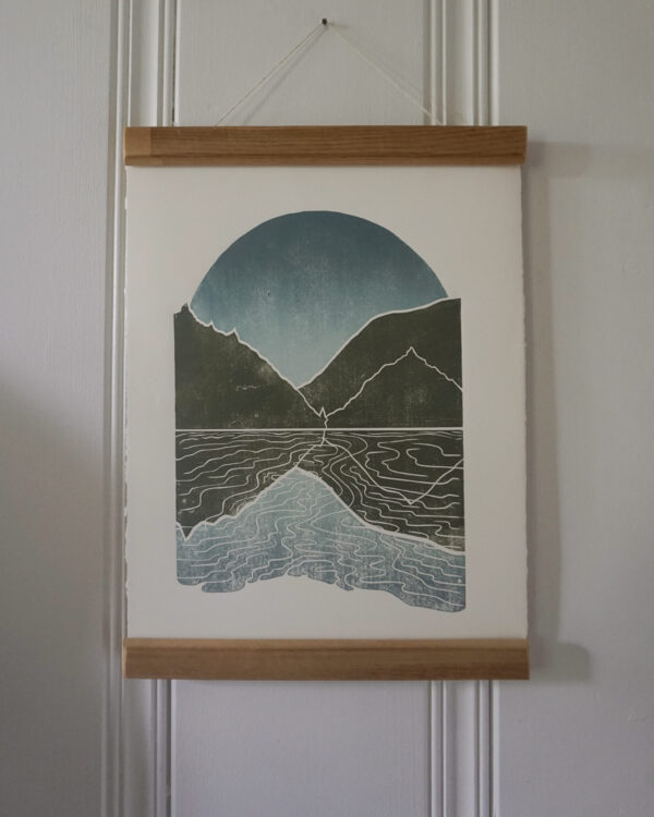 Hand-carved Blockprint Laurentides