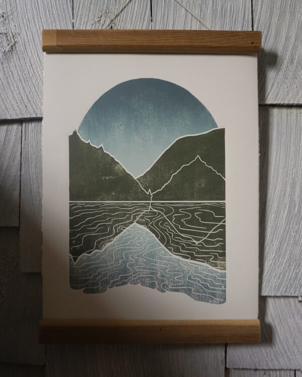 Hand-carved Blockprint Laurentides