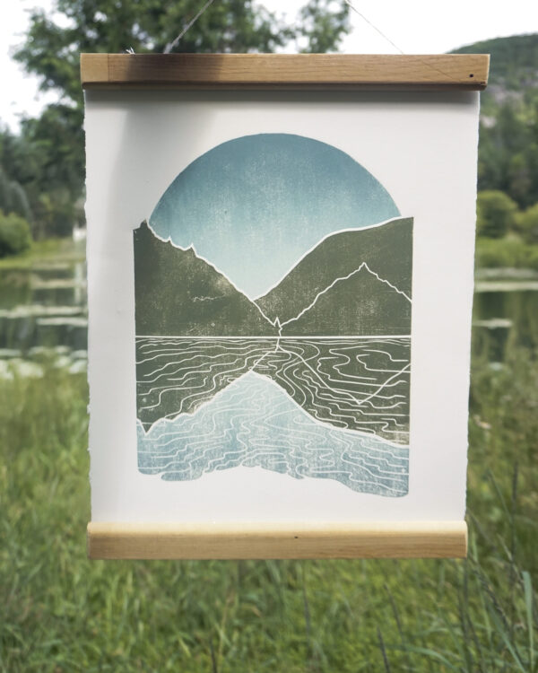 Hand-carved Blockprint Laurentides