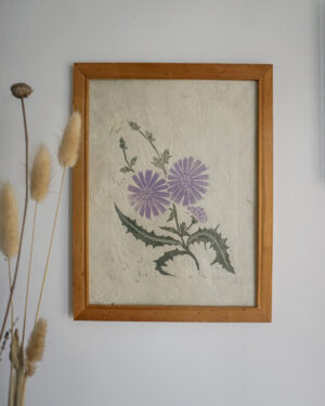 Botanical Blockprint Chicory