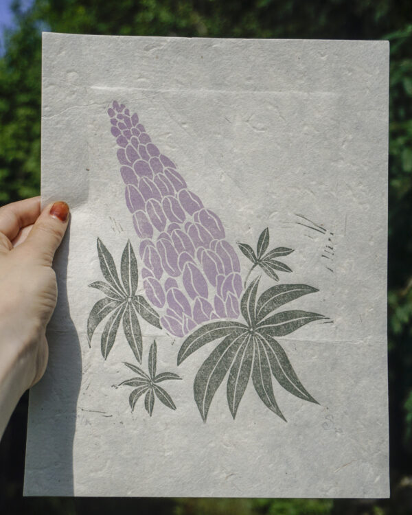 Lupin Puzzle Print