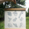 Botanical Blockprint Wild berries