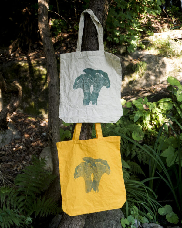 Handprinted Artwork Totebags