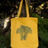 Handprinted Artwork Totebags Chanterelle