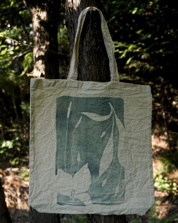Handprinted Artwork Totebags Plaintain