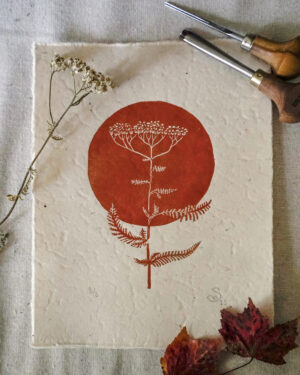 Botanical Blockprint Yarrow