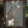 Sumac Botanical Blockprint Sumac Redwinged-Blackbird