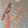 Sumac Botanical Blockprint Sumac Redwinged-Blackbird