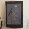 Sumac Botanical Blockprint Sumac Redwinged-Blackbird