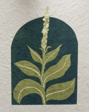 Botanical Blockprint Mullein