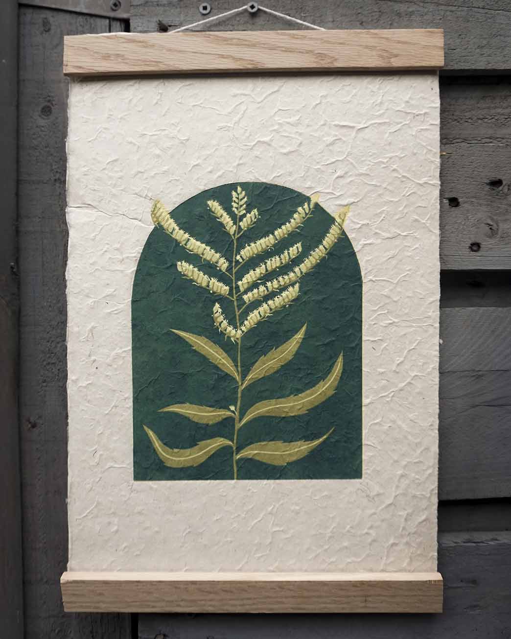 Vergedor Botanical Blockprint Goldenrod