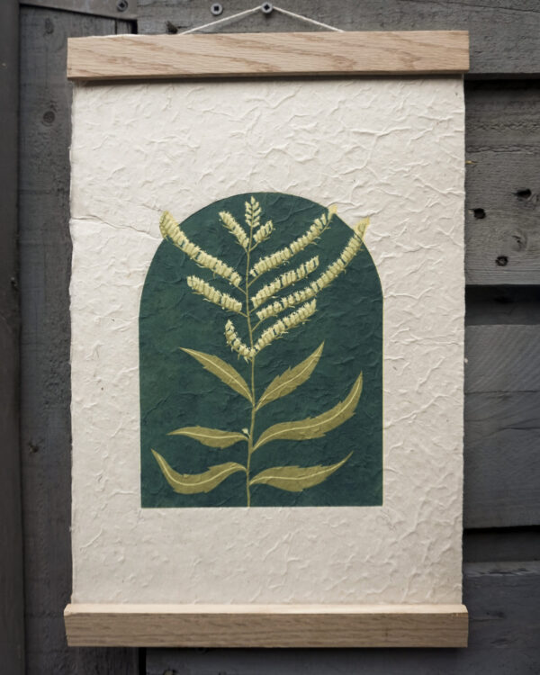 Botanical Blockprint Goldenrod