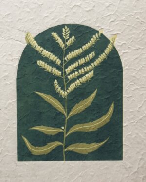 Botanical Blockprint Goldenrod