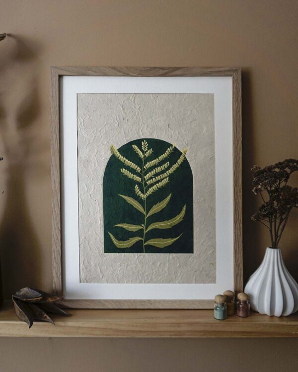 Vergedor Botanical Blockprint Goldenrod