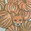 Handcarved Blockprint Fox Pumkins
