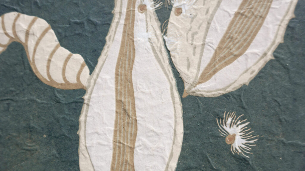 Botanical Blockprint Common Milkweed