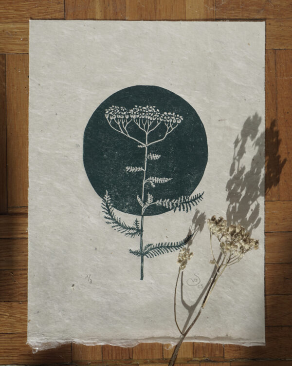 Botanical Blockprint Yarrow