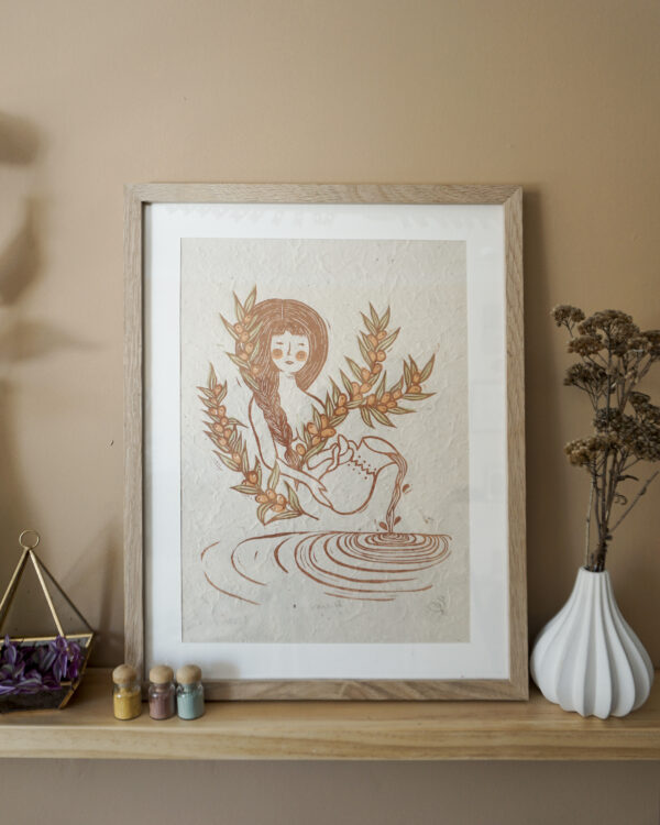 Vitalité Botanical Blockprint Sea Buckthorn
