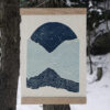 Blockprint Winter Night Lake