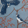 Gaie Bleue Botanical Blockprint Blue Jay