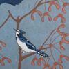 Gaie Bleue Botanical Blockprint Blue Jay