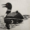 Botanical Print Loon Fauna