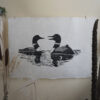Botanical Print Loon Fauna