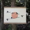 Bernaches terracotta Blockprint Canadian Goose Migration