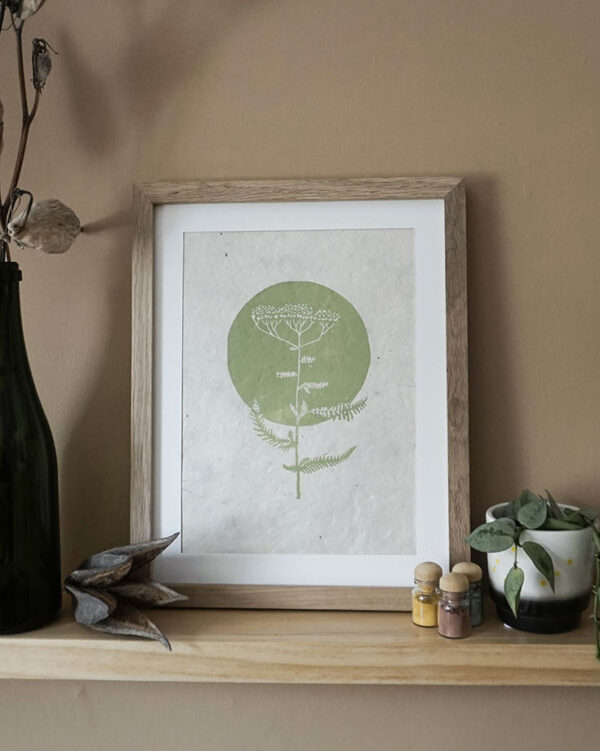 Millefeuille Sage Botanical Blockprint Yarrow