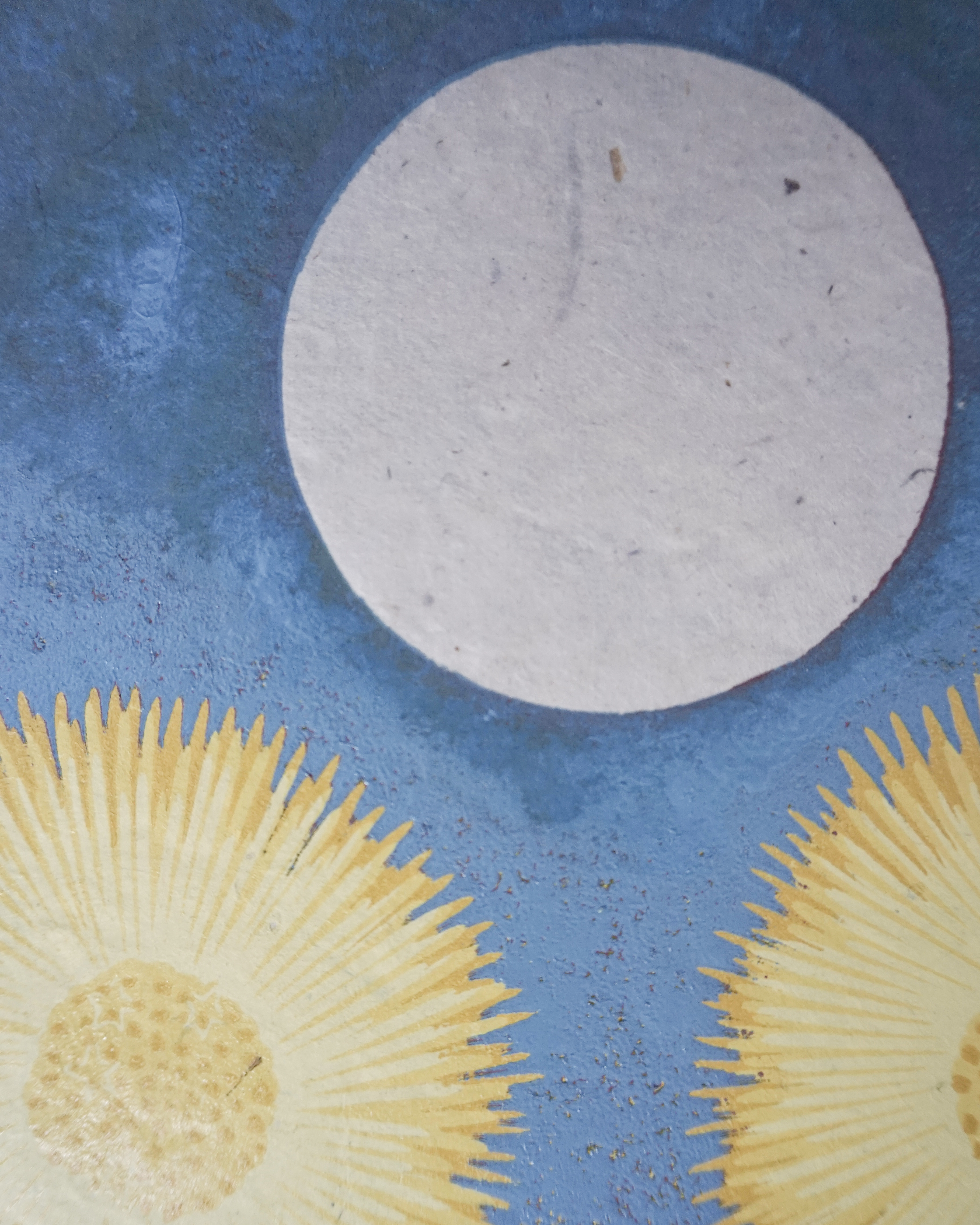 Botanical Blockprint Coltsfoot Tussilago