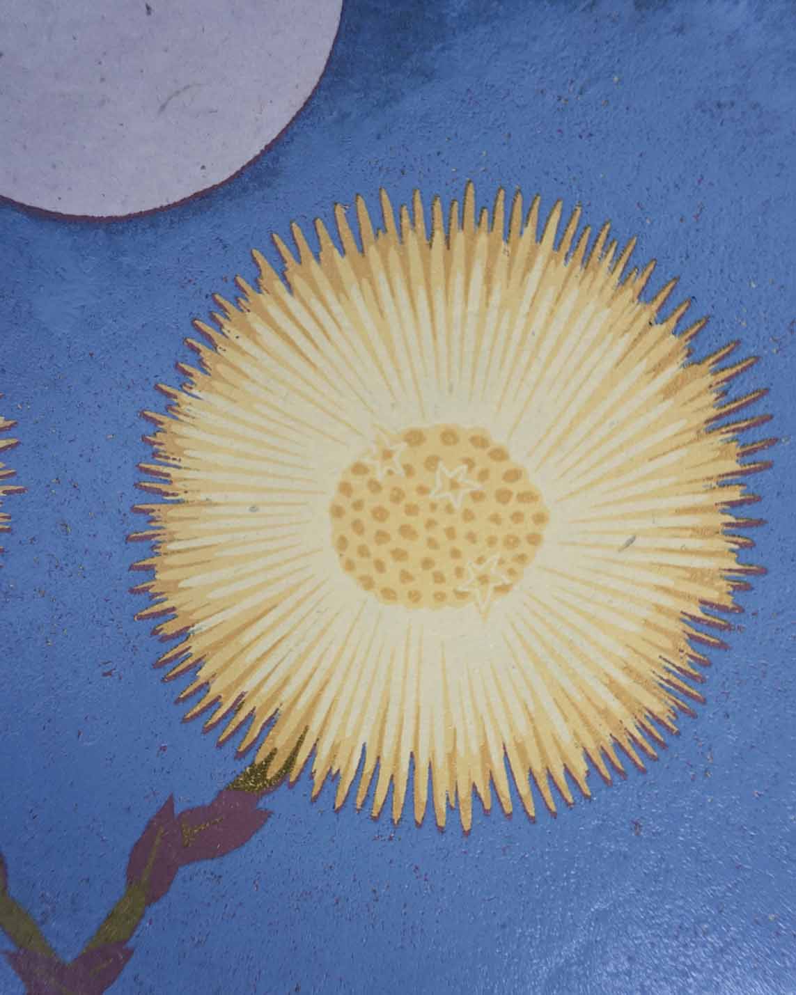 Tussilago Botanical Blockprint Coltsfoot Tussilago