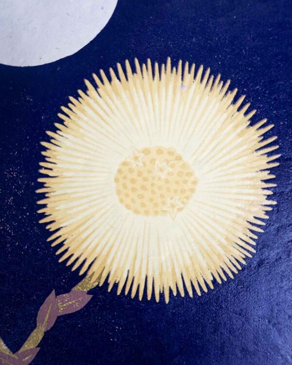 Tussilago Botanical Blockprint Tussilago Coltsfoot