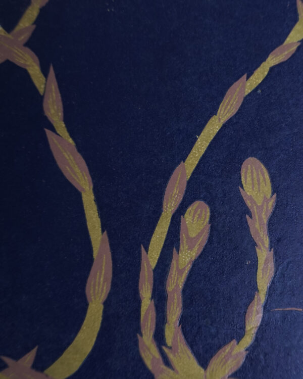 Botanical Blockprint Tussilago Coltsfoot