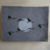 Blockprint Canada Goose Migration