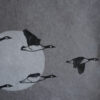Blockprint Canada Goose Migration