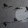 Blockprint Canada Goose Migration