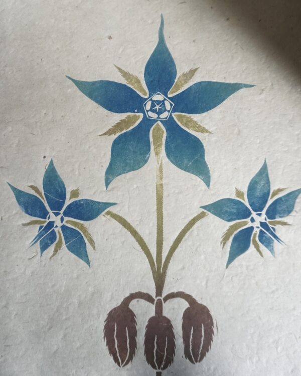 Bourage Botanical Print Bourage