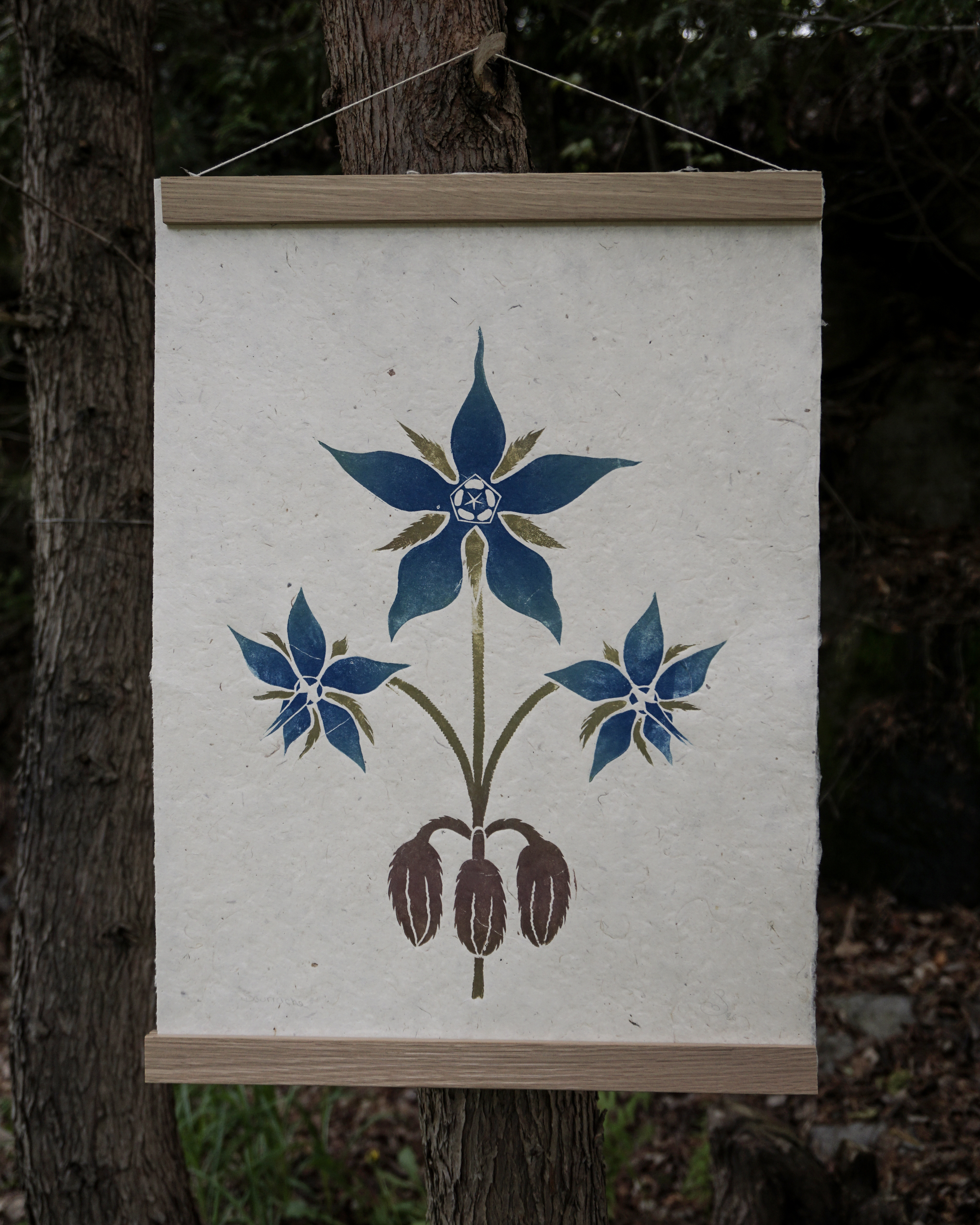 Bourage Botanical Print Bourage