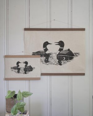 Botanical Print Loon Fauna