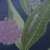 Monarch Métamorphose Dark Blue Botanical Blockprint Monarch Métamorphose