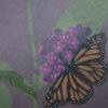 Monarch Métamorphose Dusty Mauve Botanical Blockprint Monarch Métamorphose