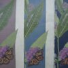 Monarch Métamorphose Variations Botanical Blockprint Monarch Métamorphose