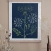 Carrot Sauvage Botanical Blockprint Queen Anne's lace