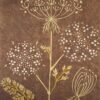 Carrot Sauvage Botanical Blockprint Queen Anne's lace