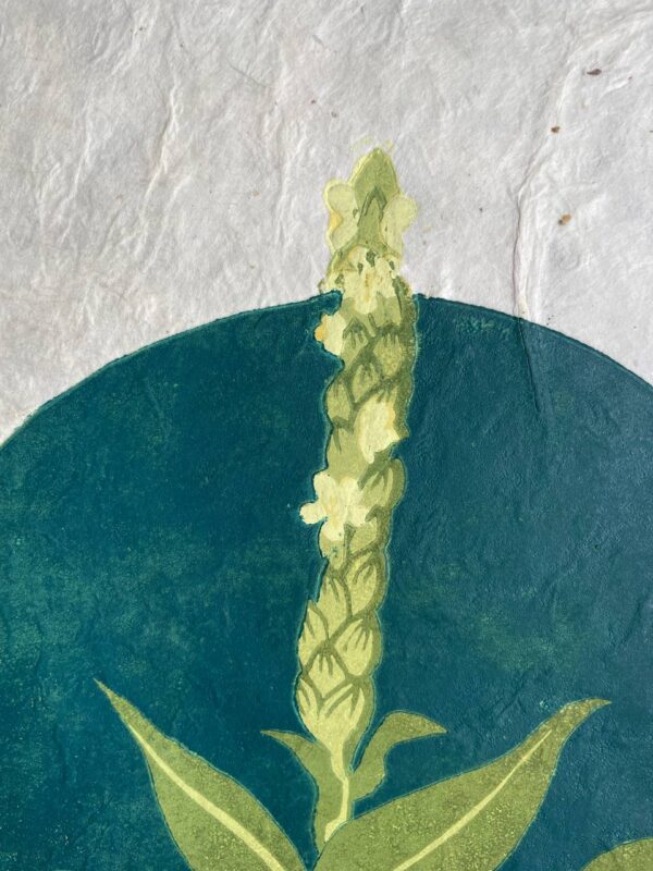 Botanical Blockprint Mullein Botanical Blockprint Mullein